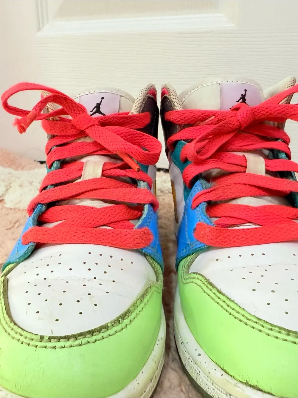 Nike Kids Multicolor High-Top Sneakers - Bright Colorblock